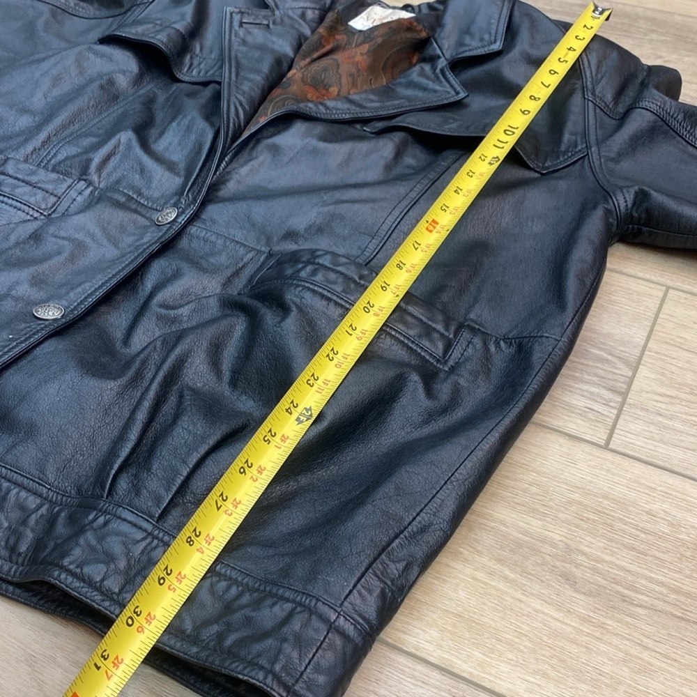 Vintage 80's Genuine Leather Jacket - Picture 15 of 16